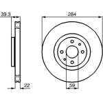Bremsscheibe VA 0 986 478 786 Bremsscheibe VA 0 986 478 786
