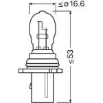 OSRAM P13W 13W 12V PG18,5d-1 828 OSRAM P13W 13W 12V PG18,5d-1 828