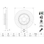 Bosch Bremsscheibe 0 986 479 E24 Bosch Bremsscheibe 0 986 479 E24