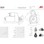 S0143 AS-PL Anlasser (Starter) S0143
