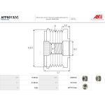 AFP6013(V) AS-PL Lichtmaschinenfreilauf AFP6013(V) AFP6013(V) AS-PL Lichtmaschinenfreilauf AFP6013(V)