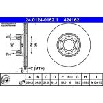 Bremsscheibe Opel P. Movano 1.9-3.0 Dti 98 24.0124-0162.1 Bremsscheibe Opel P. Movano 1.9-3.0 Dti 98 24.0124-0162.1