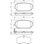 Bosch Bremsbelagsatz 0 986 494 190 Bosch Bremsbelagsatz 0 986 494 190