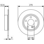 Bosch Bremsscheibe 0 986 479 A03