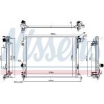 Wasserkühler PKW 606472 Wasserkühler PKW 606472