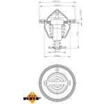 Thermostat, Kühlmittel 725107 Thermostat, Kühlmittel 725107