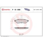 BREMBO Bremsklötze HA P 10 008 BREMBO Bremsklötze HA P 10 008