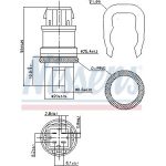 Nissens Kühlmitteltemperatursensor 207061 Nissens Kühlmitteltemperatursensor 207061
