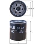 Mahle Original Ölfilter OC 976 Mahle Original Ölfilter OC 976