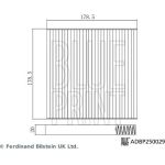 Filter, Innenraumluft ADBP250029 Filter, Innenraumluft ADBP250029