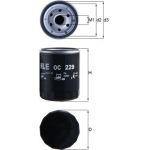 Mahle Original Ölfilter OC 229 Mahle Original Ölfilter OC 229
