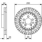 85 481 107 Bremsscheibe VA 0 986 479 D16 85 481 107 Bremsscheibe VA 0 986 479 D16