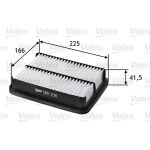 Valeo Luftfilter 585234 Valeo Luftfilter 585234