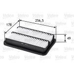 Valeo Luftfilter 585256 Valeo Luftfilter 585256