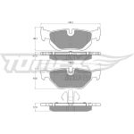 TOMEX brakes Bremsbelagsatz, Scheibenbremse TX 14-36
