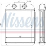 Nissens Heizungskühler PKW 73467 Nissens Heizungskühler PKW 73467