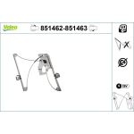 VALEO 851463 Fensterheber VALEO 851463 Fensterheber