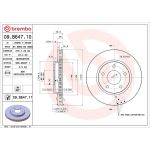84 481 057 Bremsscheibe VA 09.B647.11 84 481 057 Bremsscheibe VA 09.B647.11