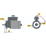 Bosch Starter 0 986 010 530 Bosch Starter 0 986 010 530