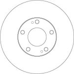 Bremsscheibe Mitsubishi P DF7231 Bremsscheibe Mitsubishi P DF7231