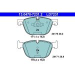 Bremsbelagsatz Bmw S. E70/E71 X5/X6 08- Keramik 13.0470-7231.2 Bremsbelagsatz Bmw S. E70/E71 X5/X6 08- Keramik 13.0470-7231.2