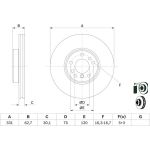 Bremsscheibe VA 0 986 478 974 Bremsscheibe VA 0 986 478 974