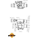 NRF Thermostat, Kühlmittel 725038 NRF Thermostat, Kühlmittel 725038