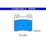 Bremsbelagsatz Opel T. Astra/Vectra 88-98 13.0460-4043.2 Bremsbelagsatz Opel T. Astra/Vectra 88-98 13.0460-4043.2