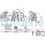 NISSENS Turbolader 93442 NISSENS Turbolader 93442
