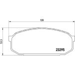 BREMBO Bremsklötze VA P 49 022