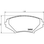 BREMBO Bremsklötze VA P 49 034 BREMBO Bremsklötze VA P 49 034