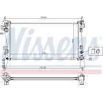 Nissens Wasserkühler PKW 636004 Nissens Wasserkühler PKW 636004