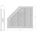 Febi Luftfilter PKW 173461 Febi Luftfilter PKW 173461