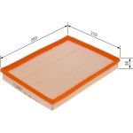 Luftfilter F 026 400 356 Luftfilter F 026 400 356