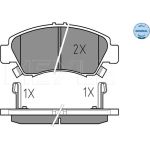 MEYLE Bremsbelagsatz Honda Civic 91- Mit Sensor 025 216 9715/W MEYLE Bremsbelagsatz Honda Civic 91- Mit Sensor 025 216 9715/W