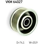 SKF Keilrippenriemen-Spannrolle VKM 64027 SKF Keilrippenriemen-Spannrolle VKM 64027