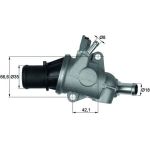 BEHR Thermostat, Kühlmittel TI 167 88 BEHR Thermostat, Kühlmittel TI 167 88