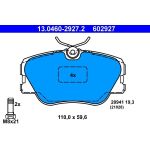 Bremsbelagsatz Db P. W124/W201 85-97 13.0460-2927.2 Bremsbelagsatz Db P. W124/W201 85-97 13.0460-2927.2