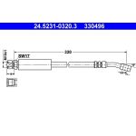 ATE Bremsschlauch 24.5231-0320.3 ATE Bremsschlauch 24.5231-0320.3