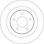 Bremsscheibe Mazda T. 5 DF4468 Bremsscheibe Mazda T. 5 DF4468