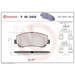 BREMBO Bremsklötze Xtra VA P 49 045X BREMBO Bremsklötze Xtra VA P 49 045X
