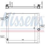 Nissens Wasserkühler PKW 60825 Nissens Wasserkühler PKW 60825