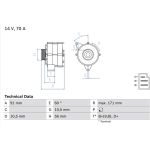 Bosch Lichtmaschine 0 986 033 810 Bosch Lichtmaschine 0 986 033 810