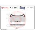 BREMBO Bremsklötze VA P 09 028 BREMBO Bremsklötze VA P 09 028