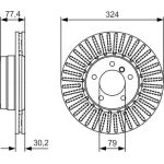 Bosch Bremsscheibe 0 986 479 D39 Bosch Bremsscheibe 0 986 479 D39