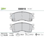 Valeo Bremsbelagsatz 598910 Valeo Bremsbelagsatz 598910