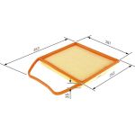 Luftfilter F 026 400 148 Luftfilter F 026 400 148