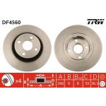 TRW Bremsscheibe DF4560 TRW Bremsscheibe DF4560
