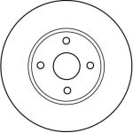 Bremsscheibe Mazda P. Mx-5 DF4121 Bremsscheibe Mazda P. Mx-5 DF4121