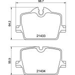 BREMBO Bremsklötze HA P 06 114 BREMBO Bremsklötze HA P 06 114